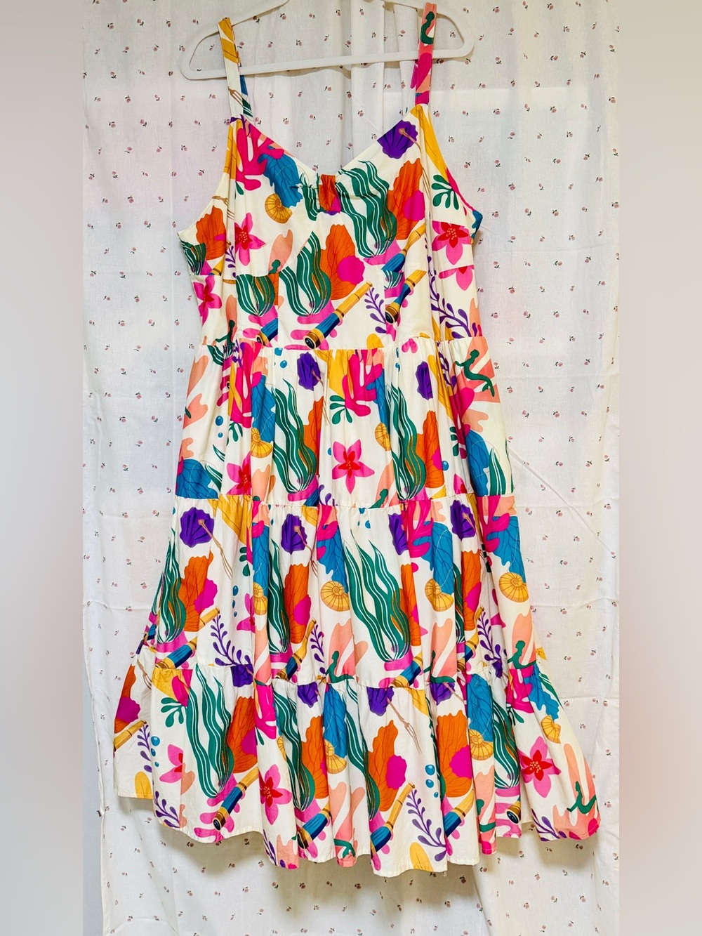Disney Dress Shoppe Little Mermaid 2X Sundress - Multicolor